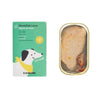 Tinned fish for dogs - Canumi monkfish liver box front and inside tin