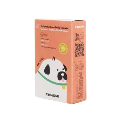 Tinned fish for dogs - Canumi tuna for dogs box front