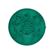Green Christmas dog slow feeder - Xmas gifts for dogs