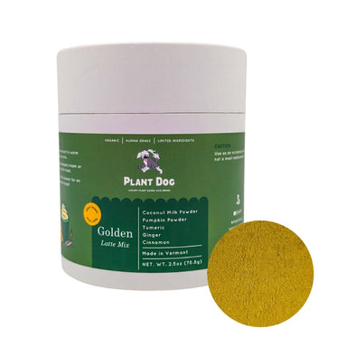 Plant Dog golden latte powder drink for dogs and dog food topper