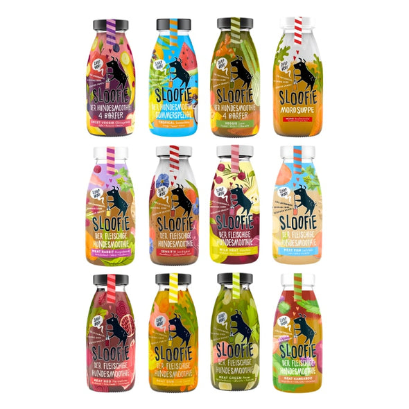 Sloofie - Mixed Taster Pack 12 x 250mL (All Flavours)