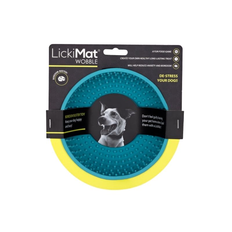 LickiMat Wobble Dog Licky Mat Turquoise