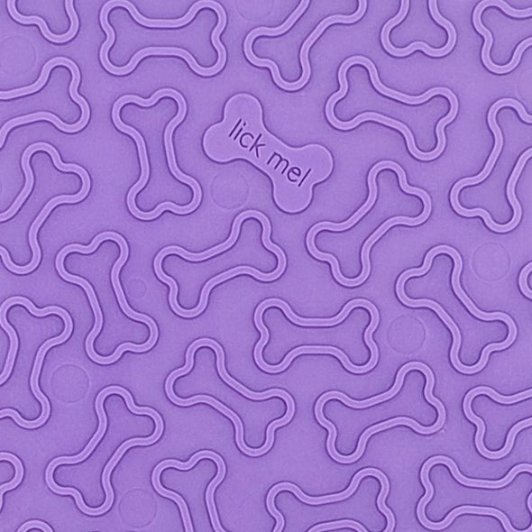 Bones Design Emat Enrichment Lick Mat Purple