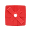 Red SodaPup Christmas dog gifts box dog treat dispenser - top view