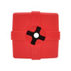 Red SodaPup Christmas dog gifts box dog treat dispenser - bottom view