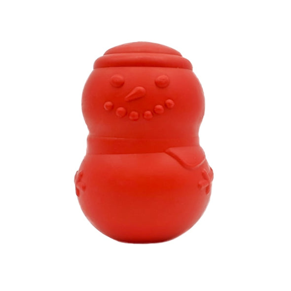 Dog treat dispenser / Christmas dog toy - snowman