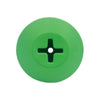 Green Christmas tree dog treat dispenser - bottom view