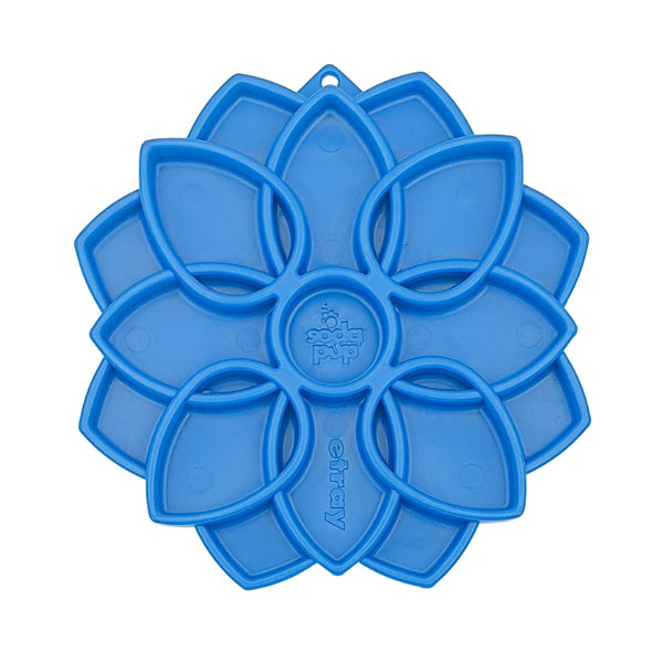 SodaPup Blue Mandala Etray - slow feeders for dogs