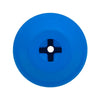 Blue SodaPup flying saucer dog treat dispenser - bottom view