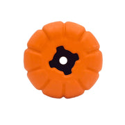 SodaPup orange jack o' lantern pumpkin dog treat dispenser - bottom view