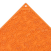 SodaPup zombie pattern dog lick mats - orange dog lick mat