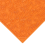 SodaPup zombie pattern dog lick mats - orange dog lick mat